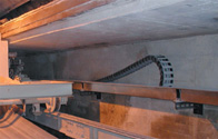 cable carrier for ventilation machine